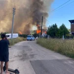 Aksu'da ormanlık alanda yangın çıktı