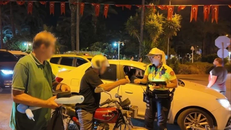 Alanya'da 2 bin 140 sürücü ve yolcuya cezai işlem uygulandı