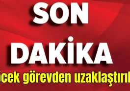 Antalya Büyükşehir Belediye Başkanı Muhittin Böcek görevden uzaklaştırıldı