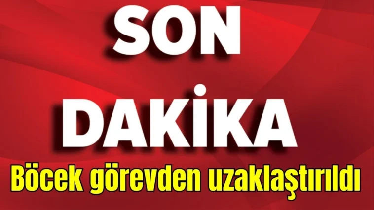 Antalya Büyükşehir Belediye Başkanı Muhittin Böcek görevden uzaklaştırıldı