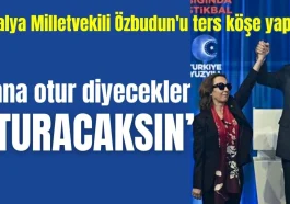 Antalya Milletvekili Özbudun'u ters köşe yaptılar! 'Sana otur diyecekler oturacaksın'