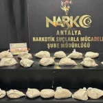 Antalya'da 15 kilogram eroin ele geçirildi
