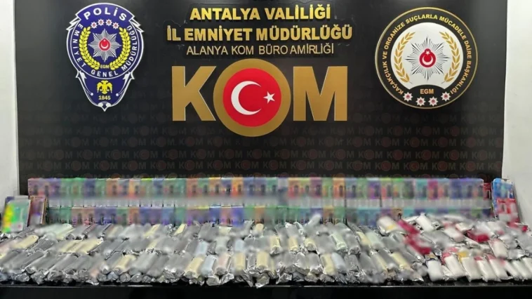 Antalya’da 5 operasyon, 2 tutuklama