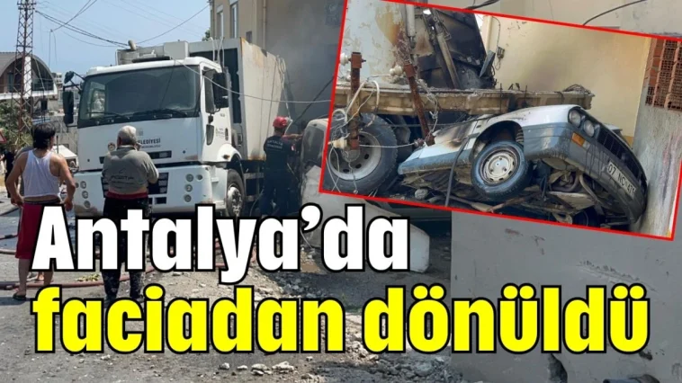 Antalya’da faciadan dönüldü