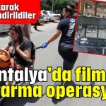 Antalya'da film gibi kurtarma operasyonu