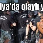 Antalya'da olaylı yıkım