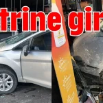 Antalya’da vitrine giren araç korkuttu