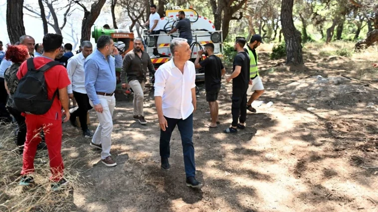 Antalya'da yangına Muratpaşa'dan 19 araç