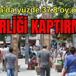 Antalya'da yüzde 37,8 oy oranıyla liderliği kaptırmadı