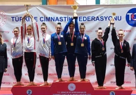 Antalyasporlu cimnastikçiler Türkiye Şampiyonu