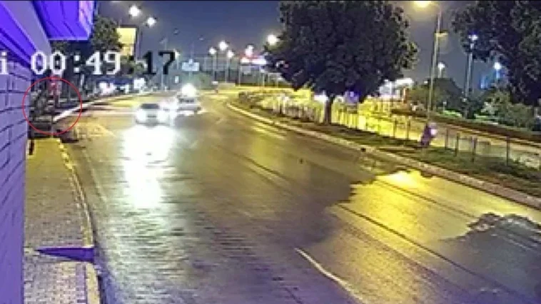 Baba ve oğlunu hayattan koparan kazanın güvenlik kamerası ortaya çıktı