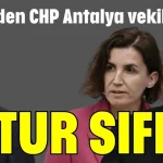 Çetin'den CHP Antalya vekillerine 'Otur sıfır'