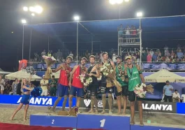 Dünya Plaj Voleybolu Pro Tur'un Alanya etabı tamamlandı