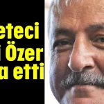 Gazeteci Zeki Özer veda etti