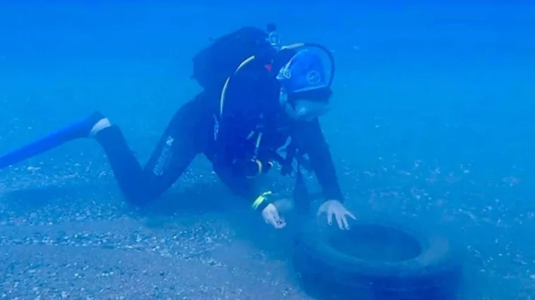 Gazipaşa’da caretta carettalar için deniz dibi temizliği yapıldı
