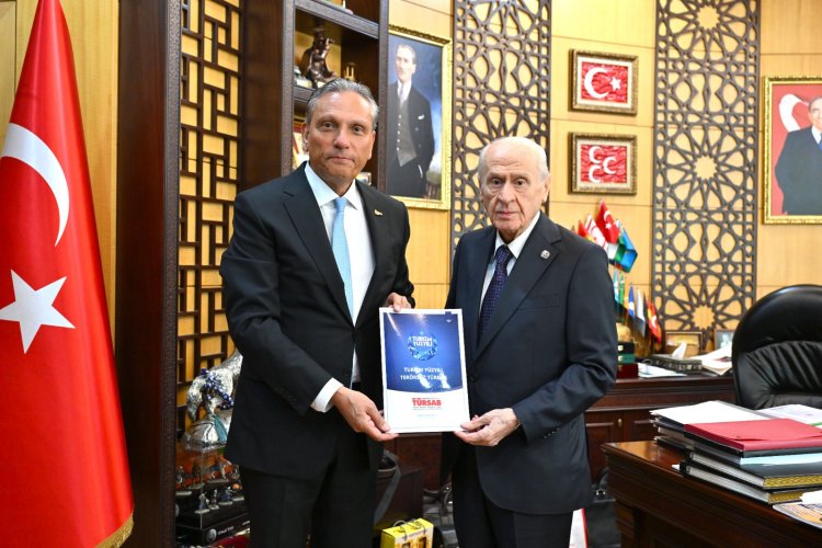 BAŞKAN BAĞLIKAYA'DAN DEVLET BAHÇELİ'YE ZİYARET