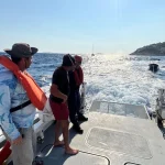 Kaş açıklarında tekne kurtarma operasyonu