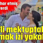 Katili mektuptaki parmak izi yakalattı