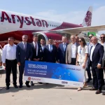 Kazakistan’dan Gazipaşa-Alanya Havalimanı’na ilk direkt uçuş gerçekleşti