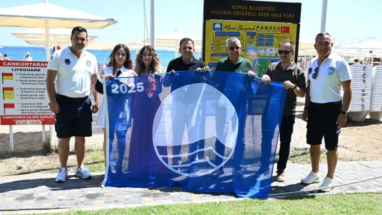 Kemer Belediyesi’nin mavi bayrak gururu