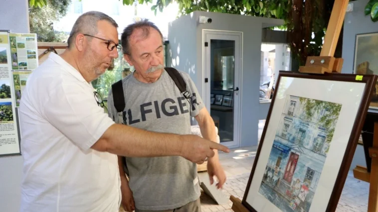 'Kemer'in Suluboya Sergisi' açıldı