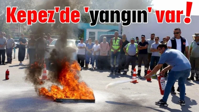 Kepez'de 'yangın' var!