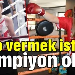 Kilo vermek istedi şampiyon oldu