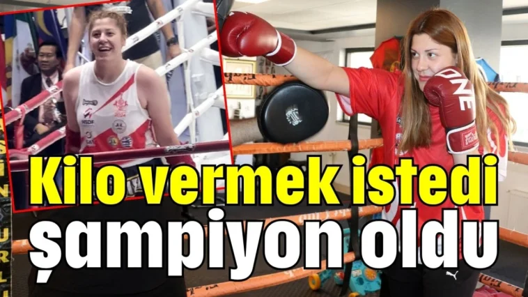 Kilo vermek istedi şampiyon oldu