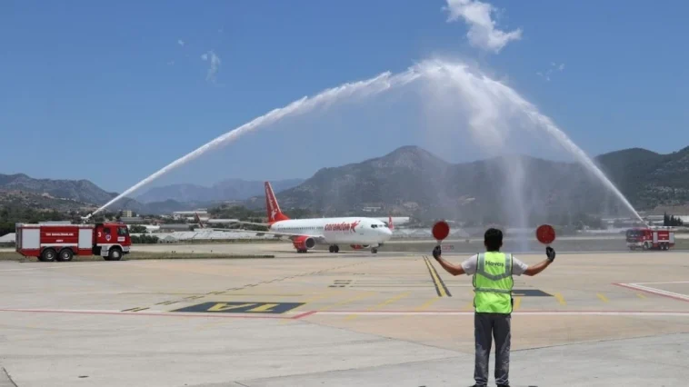 Macaristan'ın başkenti Budapeşte'den Gazipaşa'ya ilk uçuş gerçekleşti