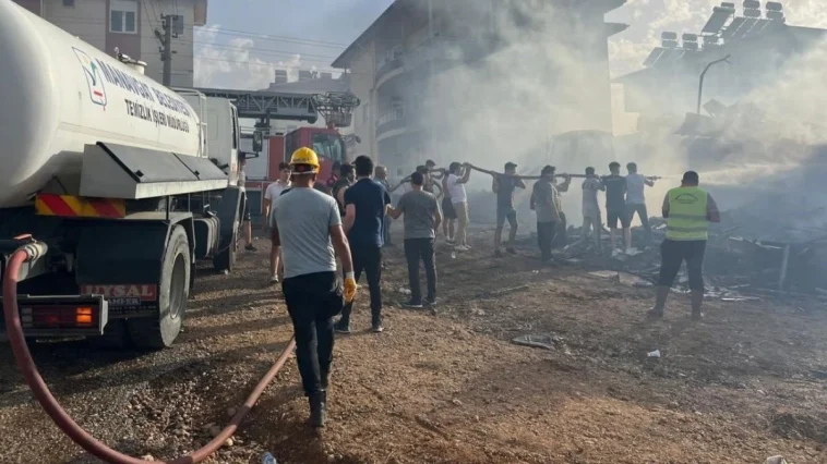 Manavgat'ta yangınlara karşı yasaklar geldi