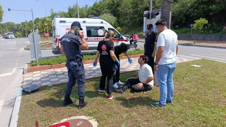 Manavgat'taki kazaya ilk müdahaleyi Jandarma ekibi yaptı