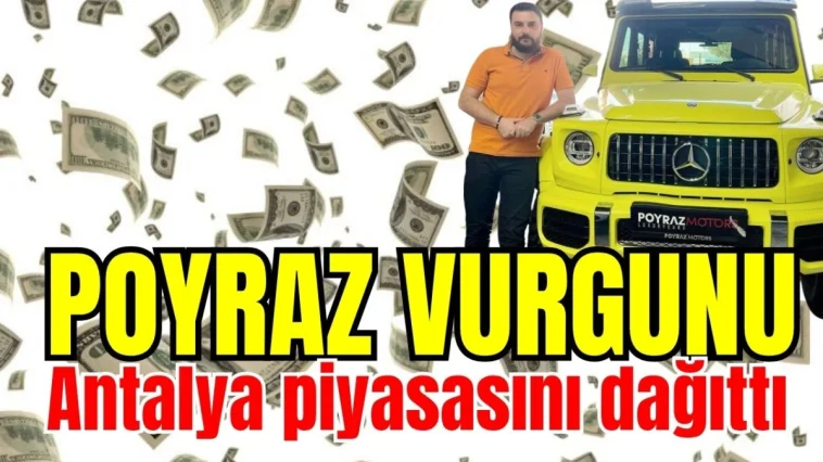 Poyraz vurgunu Antalya piyasasını dağıttı