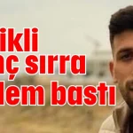 Serikli genç sırra kadem bastı