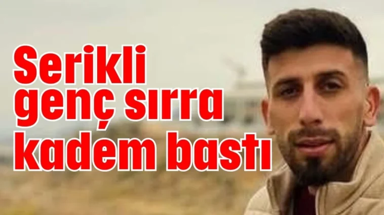 Serikli genç sırra kadem bastı