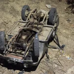 Takla atan cipte bulunan 2 kişi yaralandı