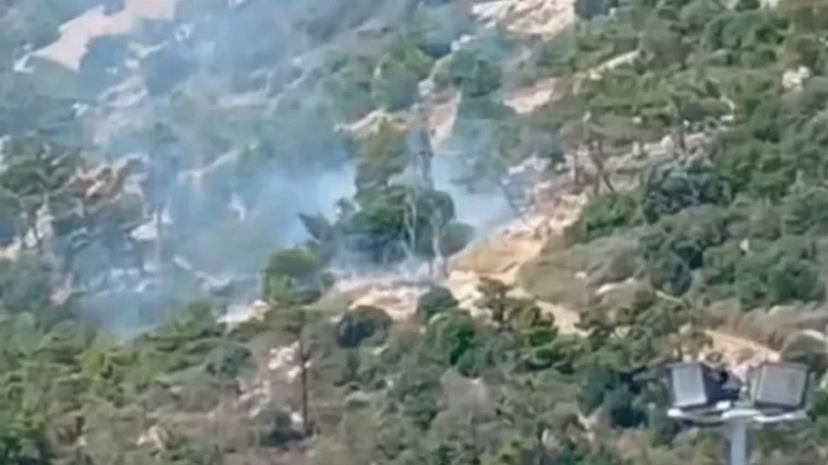 Tünektepe'de orman yangını çıktı