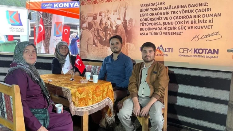 Yörük Festivali'nde Konyaaltı'nın çadırı ilgi gördü