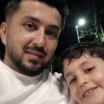 Baba ile oğulun öldüğü kaza güvenlik kamerasında