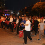 Alanyada 15 Temmuz anma yürüyüşü