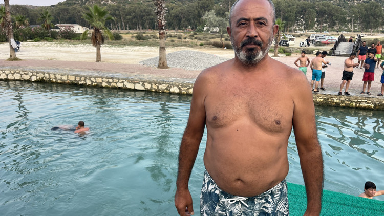 Demredeki Burguç suyu sıcak yaz günlerinde serinlemek isteyenlerin uğrak noktası oldu