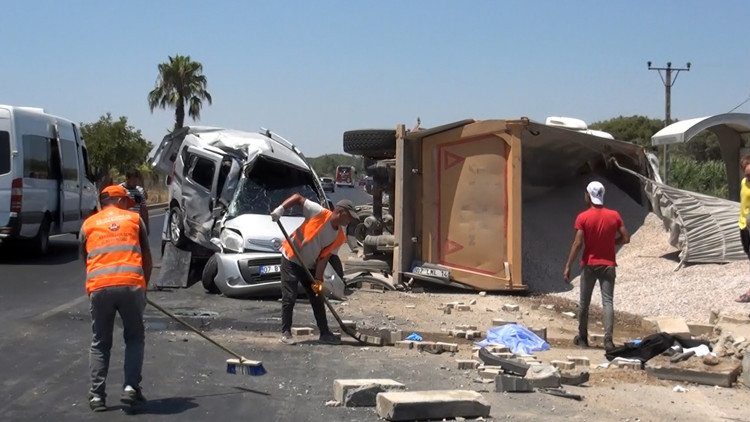 Manavgatta kaza: 1 ölü