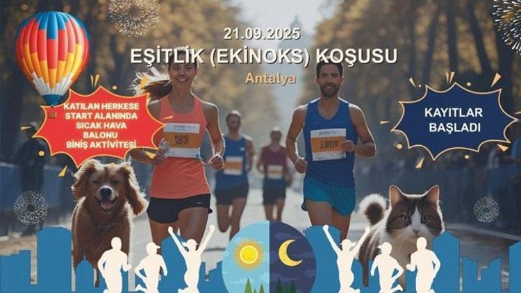 Antalya’da ‘Eşitlik’ koşusu