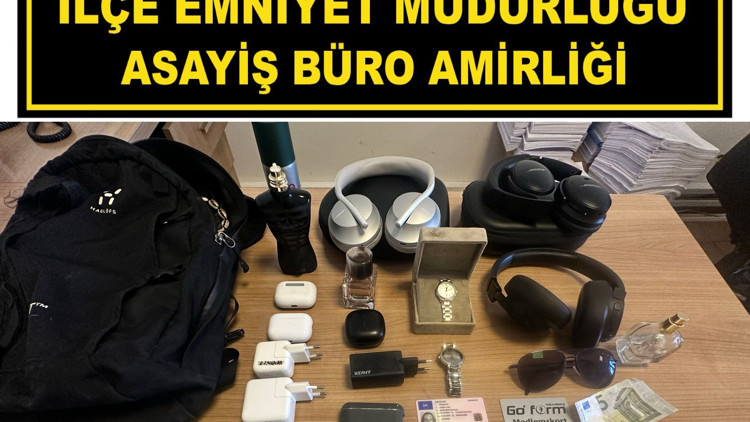 Serikte hırsızlık yaptığı belirlenen zanlı tutuklandı