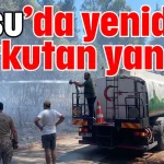 Aksu’da yeniden korkutan yangın