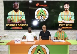 Alanyaspor'da çifte imza