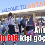 Antalya 96 bin 618 kişi göç aldı