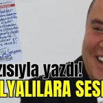 Antalya Büyükşehir Belediye Başkanı Muhittin Böcek el yazısıyla yazdı! Antalyalılara seslendi