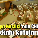 Antalya Meclisi’nde CHP’liler ayakkabı kutuları attı