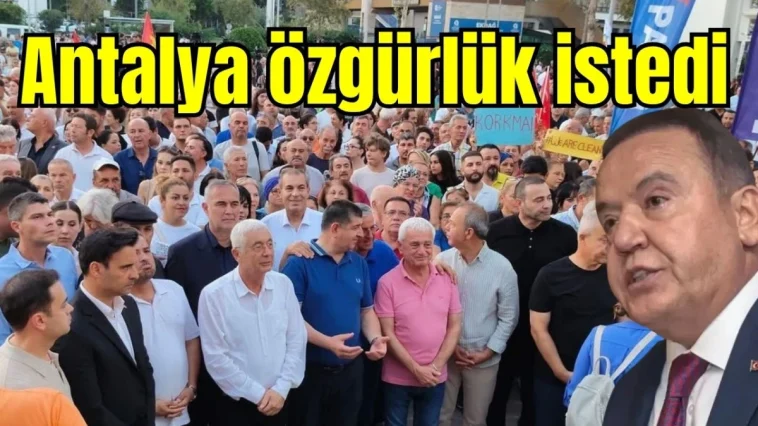 Antalya, Muhittin Böcek için özgürlük istedi