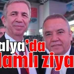 Antalya’da anlamlı ziyaret